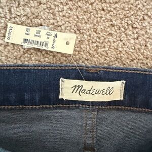 Madewell Dark Blue High Rise Skinny Jeans
